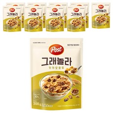 Post 格蘭諾拉可可核桃麥片, 300g, 10包