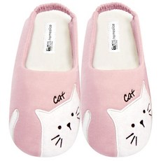小白貓室內拖鞋, 粉色的