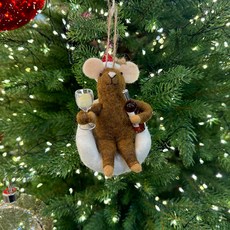 聖誕酒杯樹裝飾, 1個, 棕色