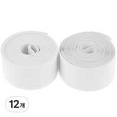 코멧 베이직 수예용 고무밴드 35mm, 화이트, 12개