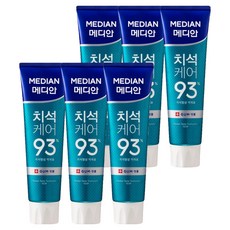 MEDIAN 麥迪安 93%含氟護理牙膏 牙齦護理款, 120g, 6條