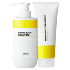 BEBEGANIC 兒童洗髮護髮組, Prime Kids Shampoo 500ml, Prime Kids Treatment 200g, 1組