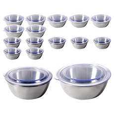 더나인 스텐 원형 반찬통 2종 세트, 4세트, 3호 + 4호