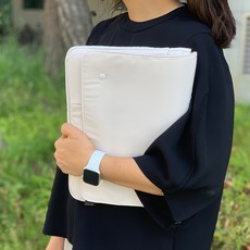 fixncase 超薄筆記本電腦包, 乳白色