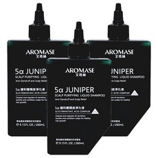 AROMASE 艾瑪絲 5α捷利爾頭皮淨化液，深層淨化角質，改善頭皮環境，適用12歲以上, 260ml, 3瓶