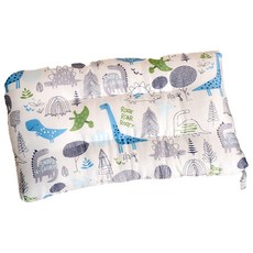 EmBrace 英柏絲 兒童水洗枕 全天絲二線車縫款, 喬治的恐龍 白色