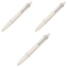 Uni 三菱 JETSTREAM 輕觸感墨水多功能筆 MSXE-LS 0.5mm, 3個, 柔和白