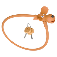 可愛小狗單車鎖, 咖啡色, 1個