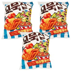 ORION 好麗友 烏龜脆片 焦糖爆米花口味, 3個, 72g