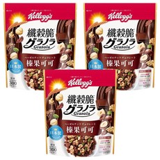 Kellogg's 家樂氏 Granola 纖穀脆 榛果可可, 300g, 3包