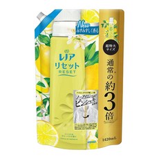 Lenor 蘭諾 日本原裝進口 衣物柔軟劑超特大補充包 橙橘+馬鞭草, 1.42L, 1包