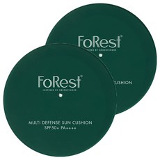 그린핑거 포레스트 멀티디펜스 선쿠션 SPF50+ PA++++, 13g, 2개