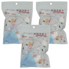 收納王妃 迪士尼壓縮洗臉巾 花花仙杜瑞拉 200 x 200mm, 30個, 3包