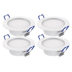 Lumitron 無頻閃嵌入式筒燈 3吋 5W, 4個, 燈泡色 黃光