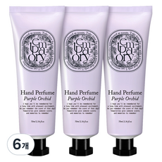 TEMPORARY 香氛護手霜 紫蘭花, 70ml, 6個