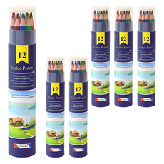 Morning Glory 油性色鉛筆 12色, 6個