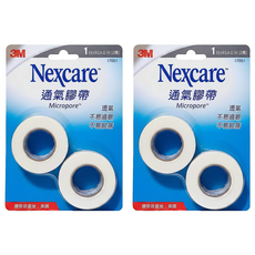 3M Nexcare 通氣膠帶, 2捲, 2組