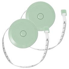 Meulaban 薄荷迷你捲尺, 150cm, 2個