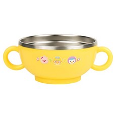 Lilfant 兒童用Pororo The Bowl可機洗不鏽鋼大碗, 1個, 混合色