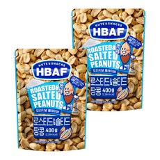 바프 로스티드&솔티드 땅콩, 400g, 2개