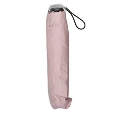 THE SELECT 超輕羽感150G黑膠防曬摺疊鉛筆傘 - 輕柔粉, 1件