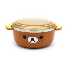Rilakkuma 印花不鏽鋼碗, 混色, 1入