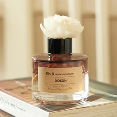 Ein.D 經典車用&室內用大容量擴香瓶 + 花朵擴香棒組合, 杜桑, 110ml, 1套