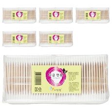 Living Well 木軸棉花棒, 400入, 6個