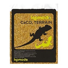 komodo 科魔多 爬蟲鈣沙墊屑木屑底沙 K079 4kg, 金色, 1袋
