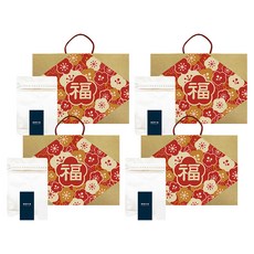 順便幸福 咖啡豆伴手禮盒, 藍山 + 曼巴 227g, 4包