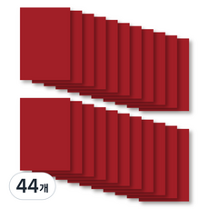 Jeonsong Sangsa 彩色硬紙板 1T 紅色, 44個, A4