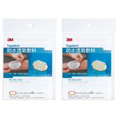 3M 防水透氣敷料 中小傷口專用, 6片, 2袋