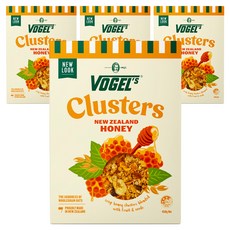 보겔스 뉴질랜드 허니 그래놀라 시리얼, 450g, 4개