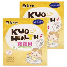 郭老師 寶寶粥 適合6個月以上寶寶食用 常溫保存 無防腐劑, 海菜吻仔魚, 300g, 2盒