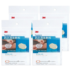 3M 防水透氣敷料 中小傷口專用, 6片, 4袋