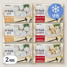 곰곰 닭가슴살 만두180g*3p + 곰곰 닭가슴살 김치만두180g*3p, 1.08kg, 2세트