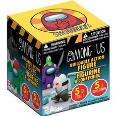 JUST TOYS INTL. AMONGUS 可組裝立體模型可動公仔 隨機出貨, 1個