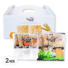하효맘 감귤과즐 30g x 8p + 보리과즐 35g x 8p 한과선물세트, 2세트