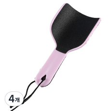 글로어스 부드러운 발각질제거 뒷꿈치 U자형 퍼플핑크, 80g, 4개, 1개입