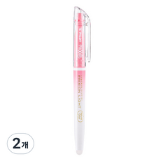 Oreum可擦式自然色螢光筆, 粉紅色, 2個