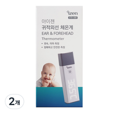 iZEN 적외선 비접촉 귀형 체온계 ETS-200, 2개