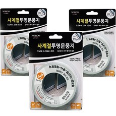 NOROO HOWHOME 四季透明門縫條 5m, 3個