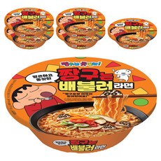 paldo 八道 蠟筆小新 豐盛碗麵 110g, 6個