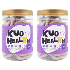 郭老師 寶寶米餅, 紫米, 50g, 2罐