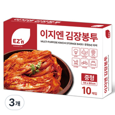 EZn이지엔 김장봉투, 3개, 10개입, 중형(약10포기)