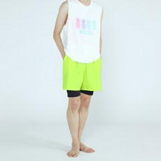 soleil 男款 Saille 基本款短褲一體式五分水陸兩用褲