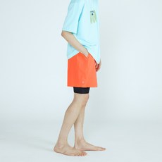 soleil 男款 Saille 基本款短褲一體式五分水陸兩用褲