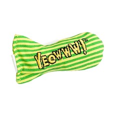 Yeowww! 貓草玩具 綠色小鮪魚 貓咪玩具, 1個