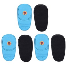 MAME無黏性眼鏡遮光貼 1組, 藍色, 6套