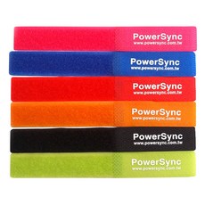 PowerSync群加 多功能彩色魔術帶 CTM-06 6個, 1組